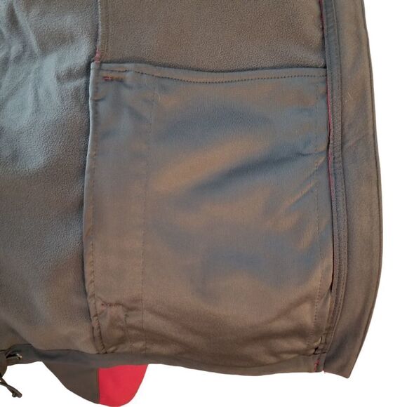 Port Authority Red Gray Hooded Core Soft Shell Jacket Size XXL NWOT 6 0319 - Picture 7 of 15